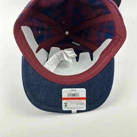 Patagonia blue & red plaid cap NWT RANGE CAP - Picture 5 of 6